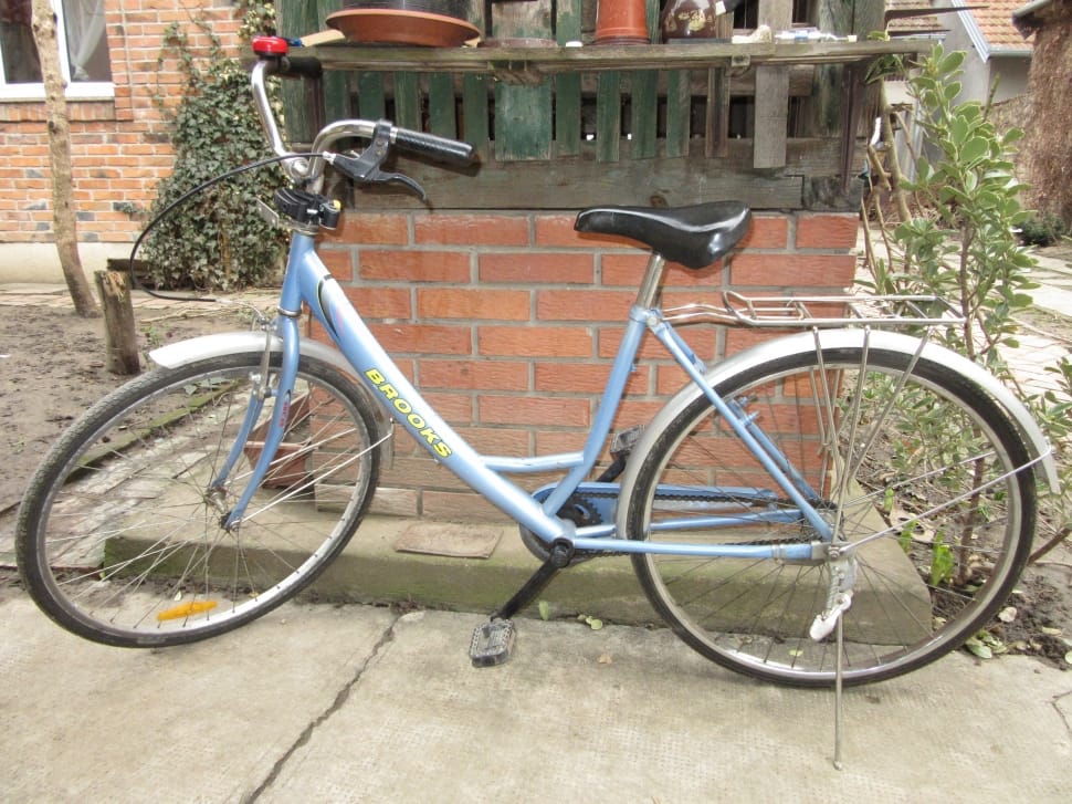blue and gray bicycle preview
