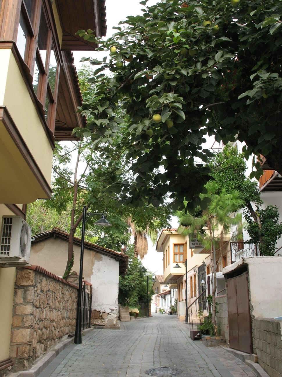 concrete pathway between buildings preview
