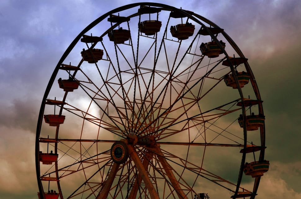 red ferris wheel preview