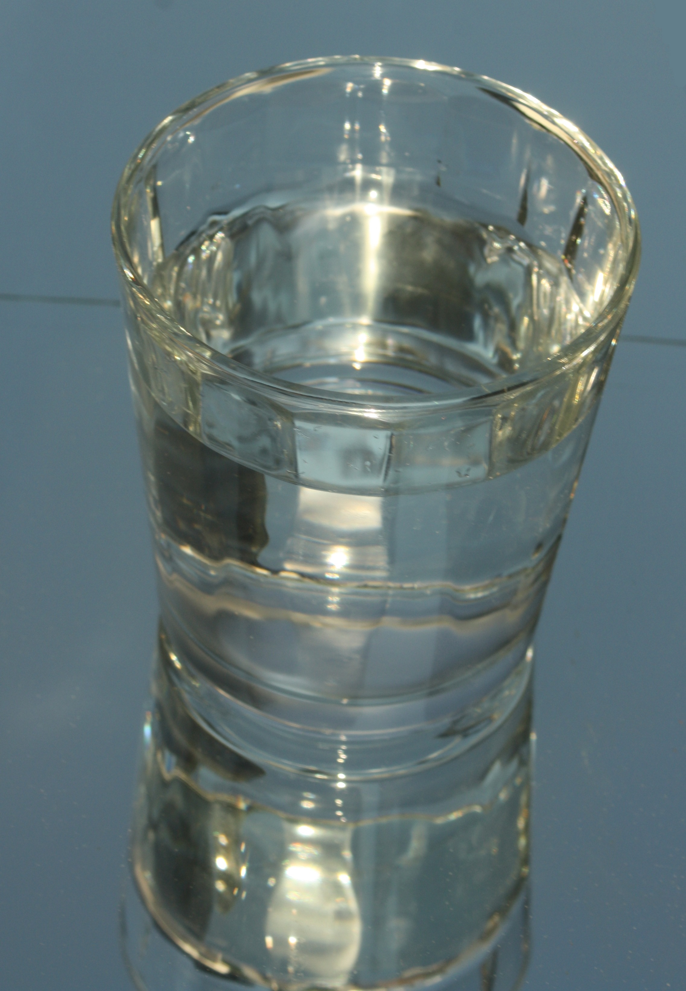 clear drinking glass
