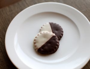 cookies on white ceramic plate thumbnail