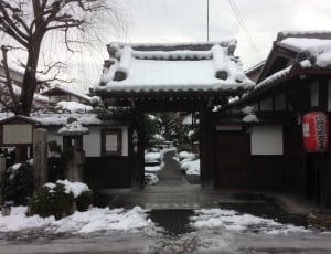 snow covered japanese house thumbnail