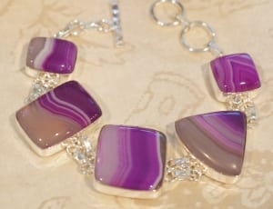 purple beaded bracelet thumbnail