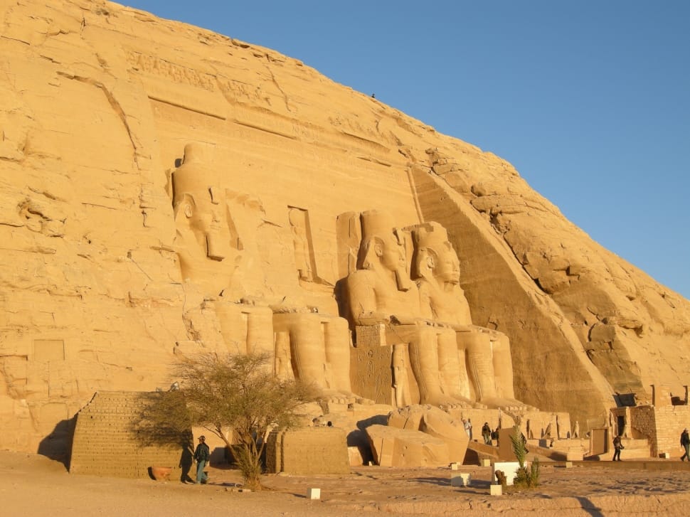egyptian pharaohs mountain sculpture preview