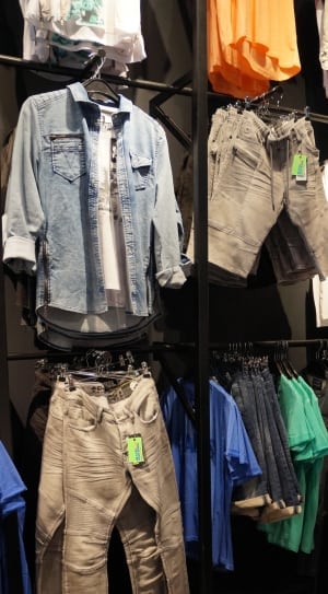 blue denim jacket jeans and shirts with tank tops thumbnail