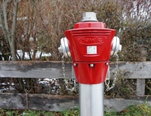 red and silver hawle fire hydrant thumbnail