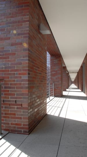hallway with brick walls thumbnail
