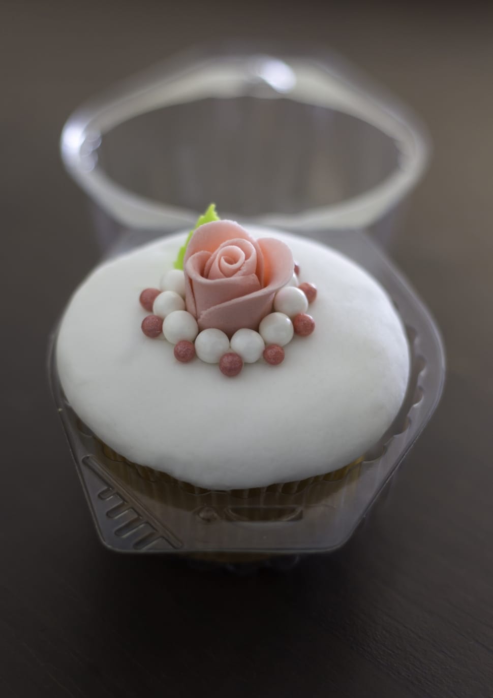 white pink flower printed cupcake preview
