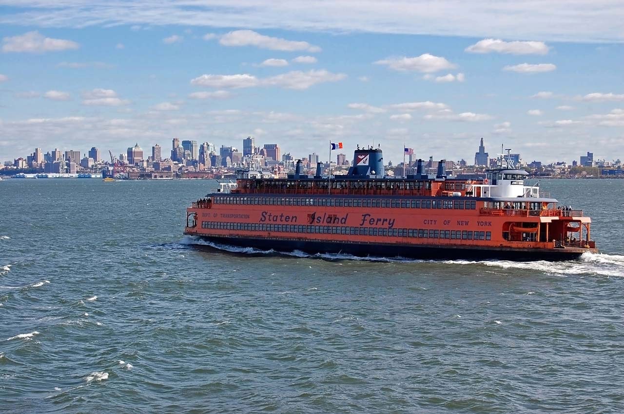 orange stoten island ferry