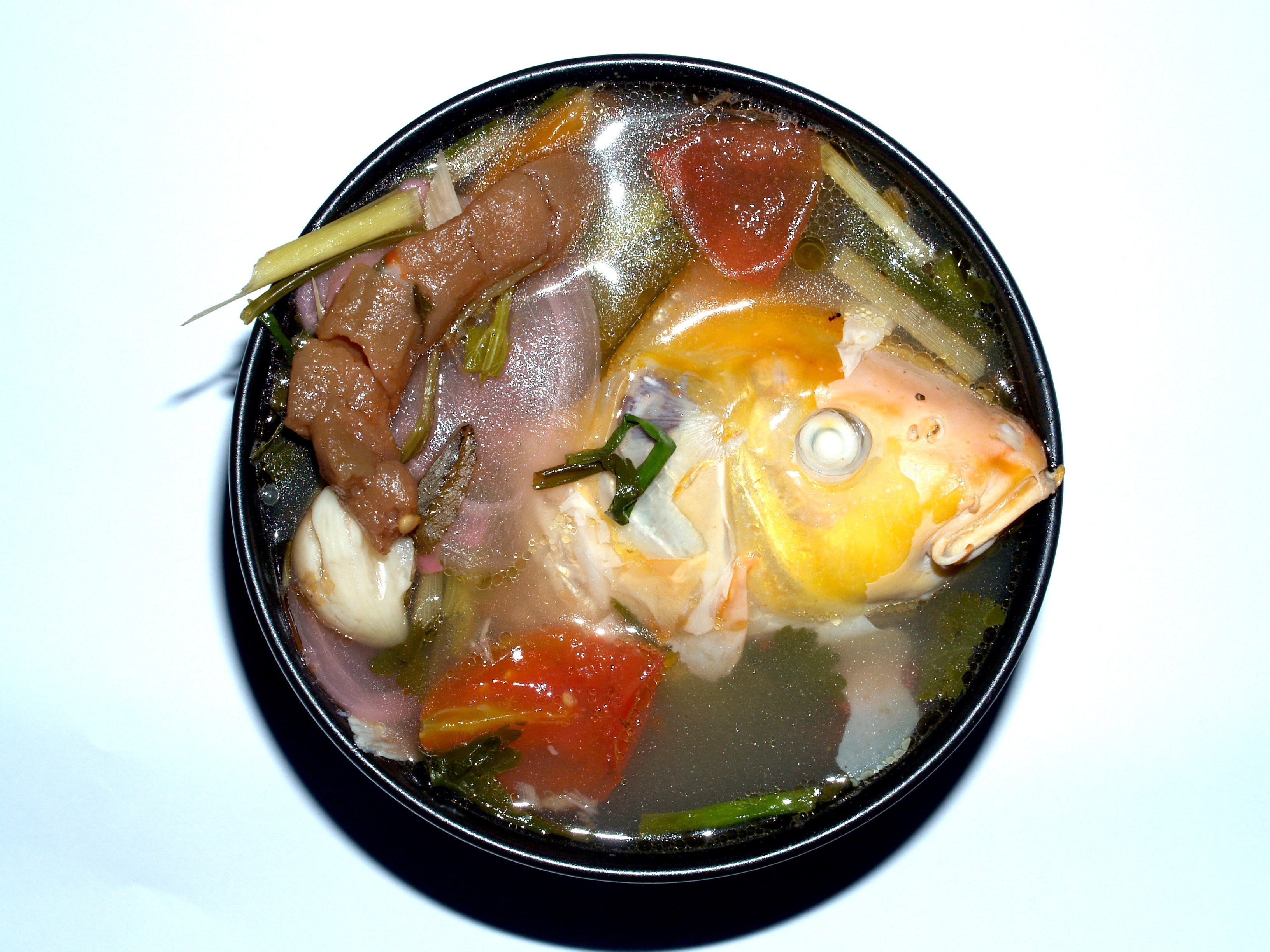 fish and meat soup