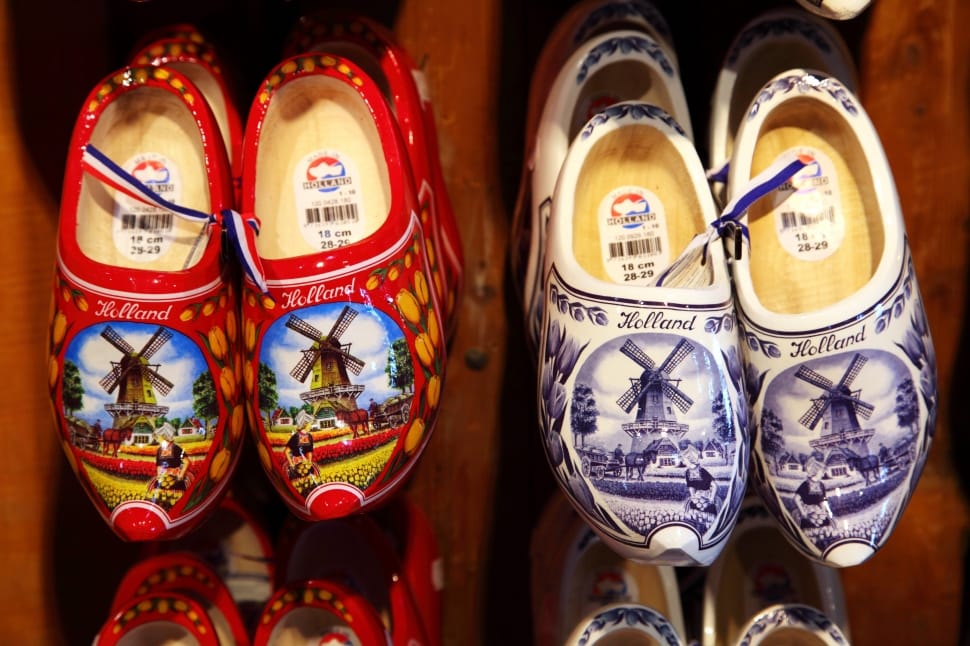 2 pairs of ceramic windmill clogs preview