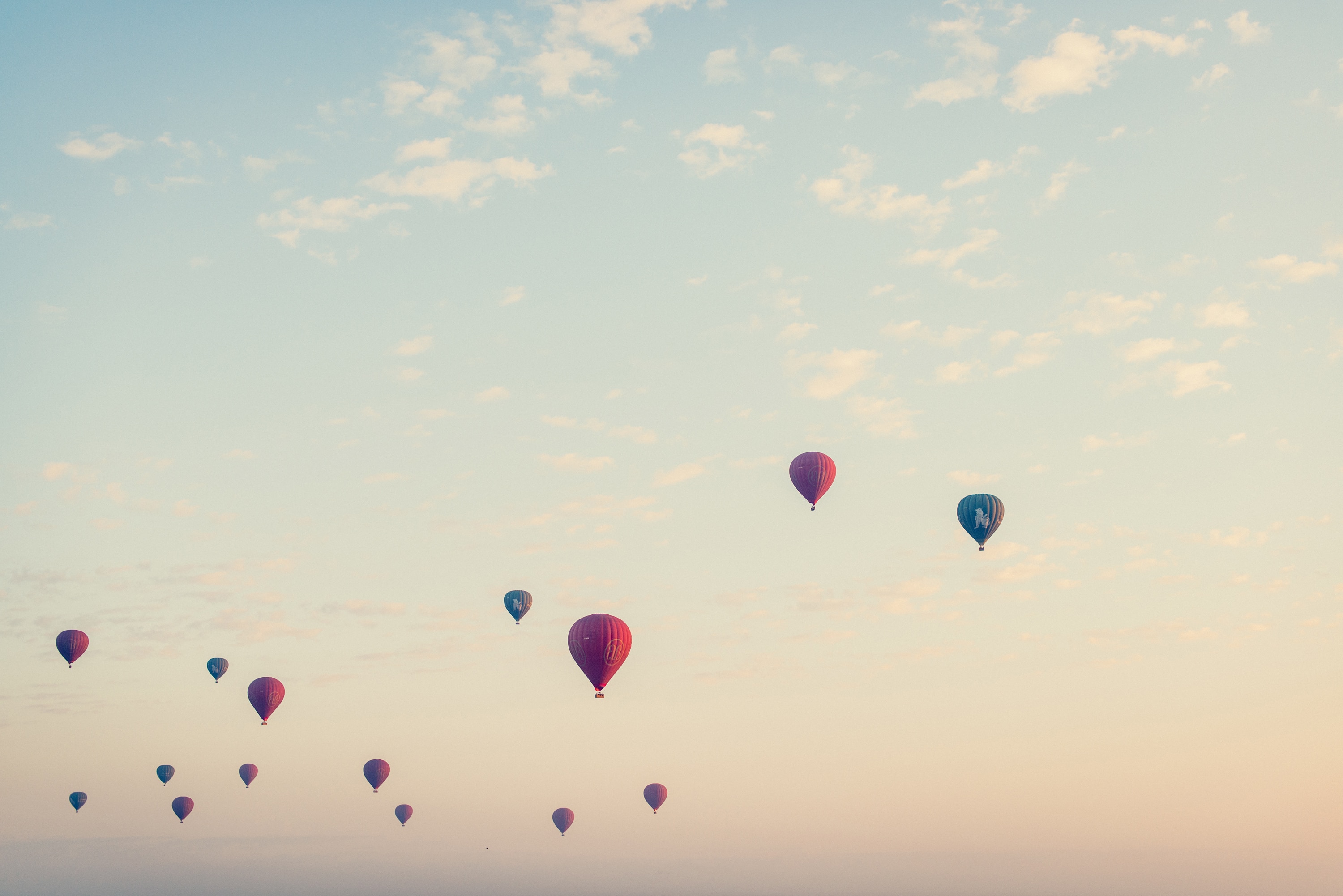 hot air balloons during daytime