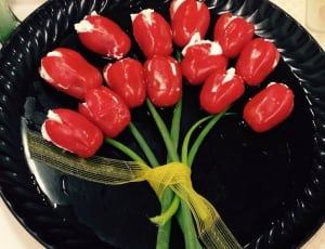 plum tomatoes stuffed with cheese thumbnail