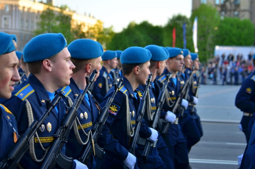 men's blue military uniform preview