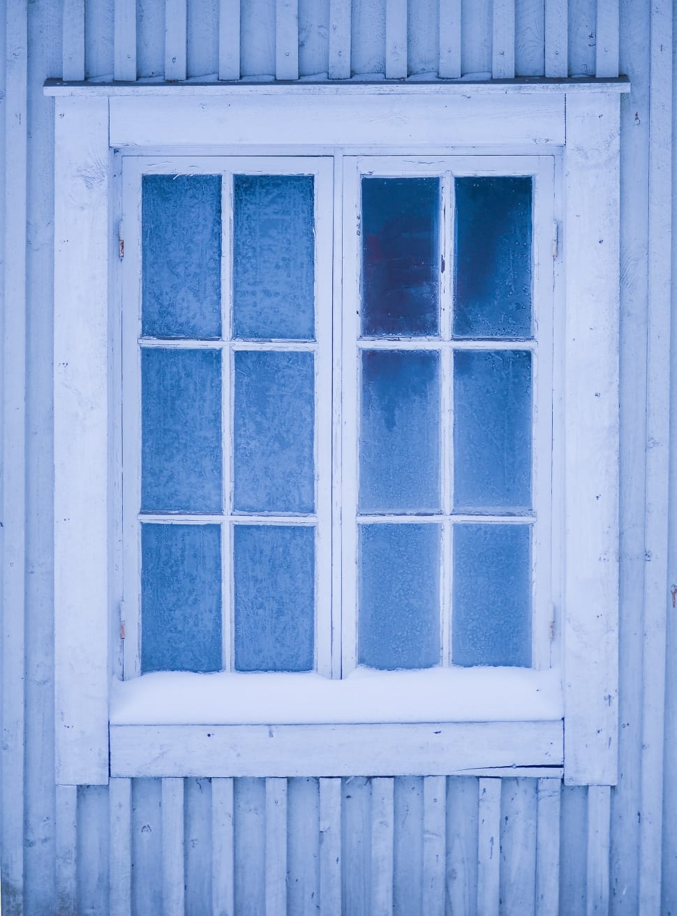 white wooden window frame preview