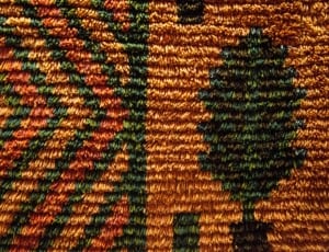 green and brown knitted tree textile thumbnail