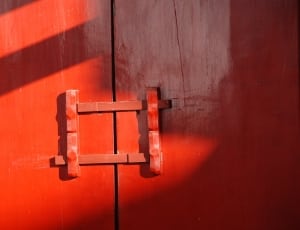 red wooden wardrobe thumbnail
