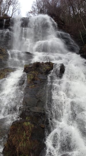 waterfalls and rock formation thumbnail