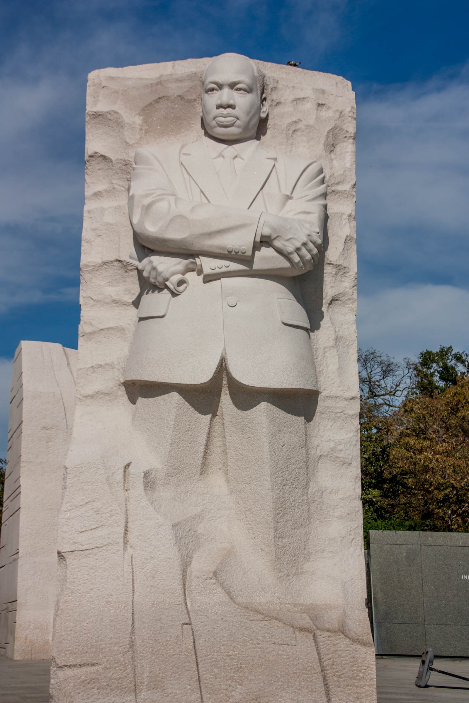 man concrete statue