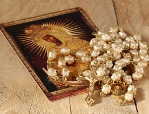 silver studded rosary thumbnail