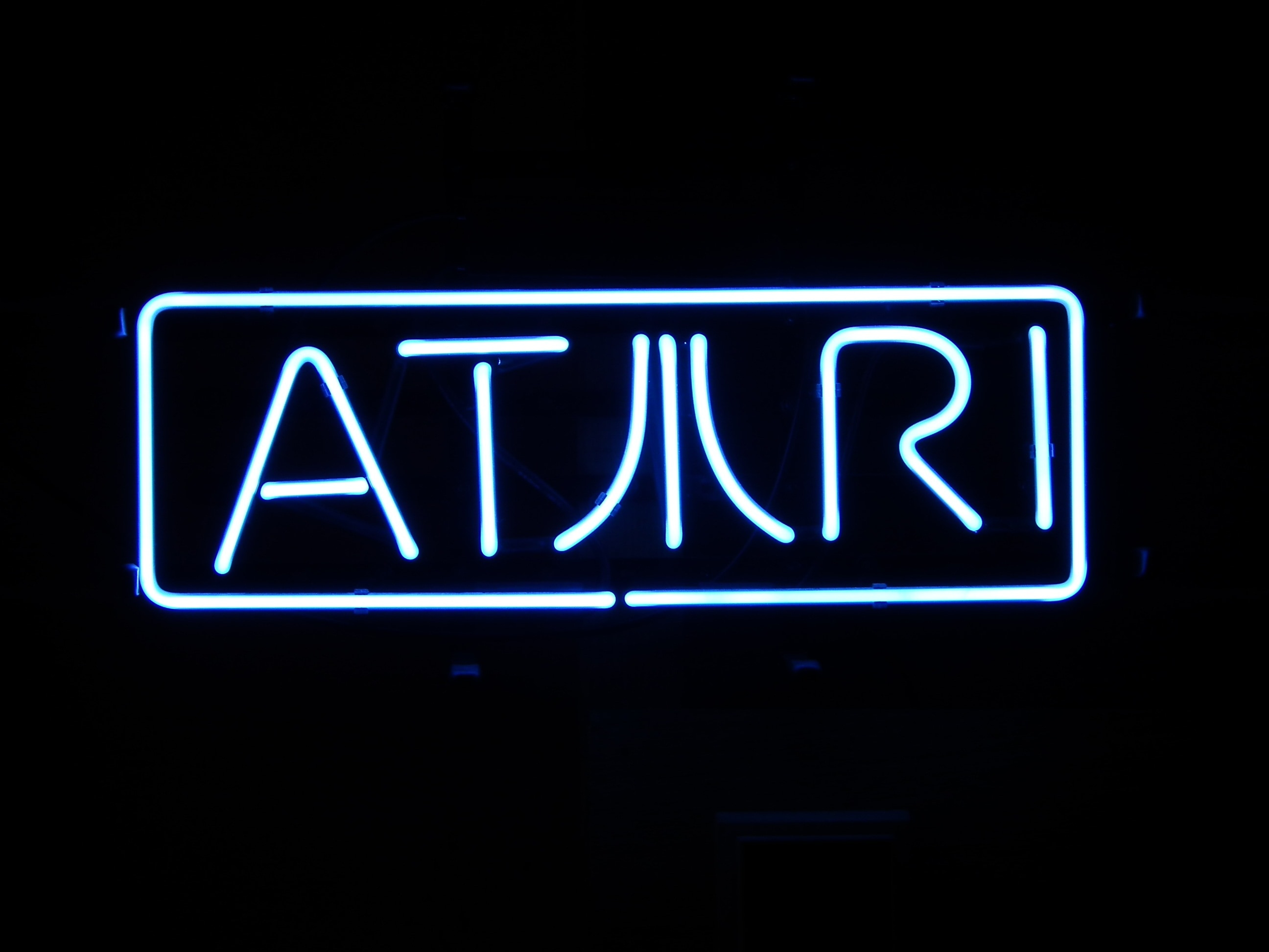 Atari neon sign