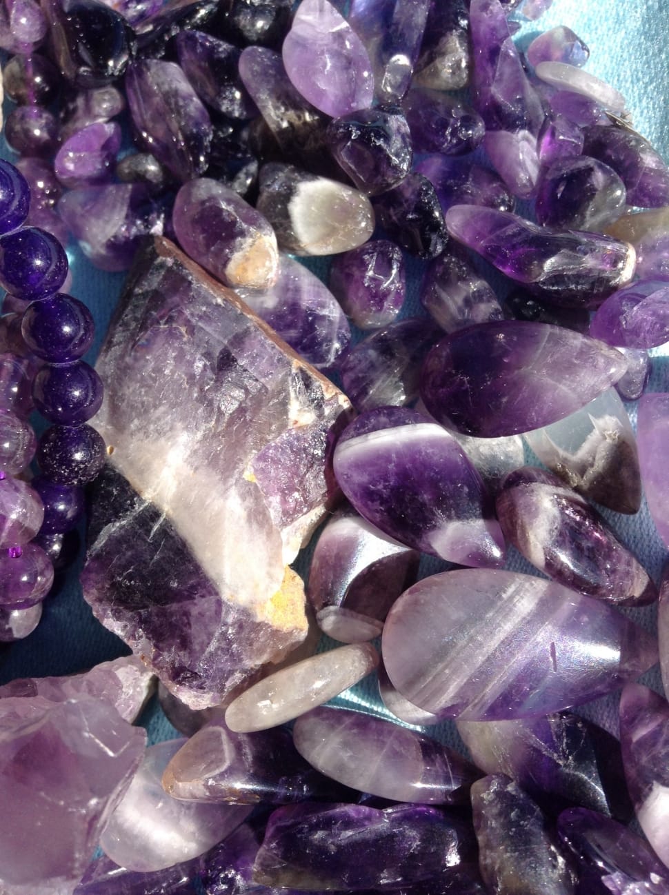 purple and gray stone preview