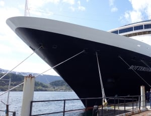 white and black cruise ship thumbnail