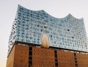 blue and brown glass building thumbnail