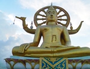 golden indian god statue thumbnail