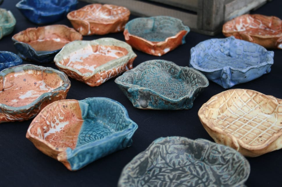 ceramic bowls lot preview