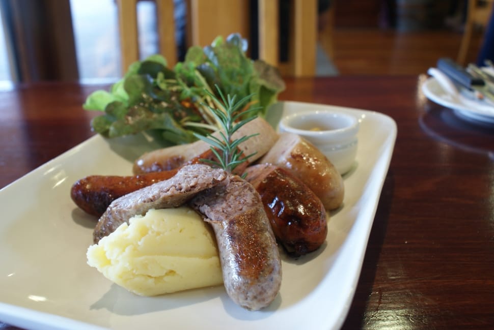 sausage and smash potato with dip preview