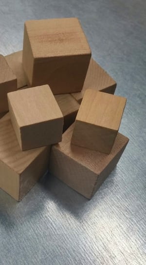 brown wooden cubes thumbnail