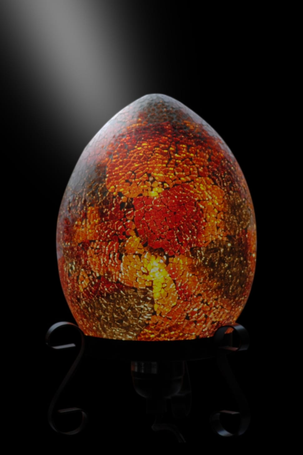 brown and red egg shape decoration preview