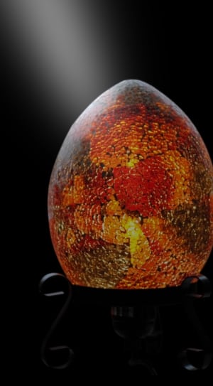 brown and red egg shape decoration thumbnail