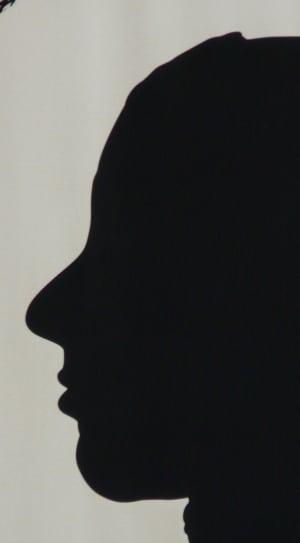 silhouette of person's face thumbnail