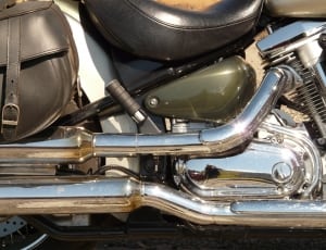 stainless steel touring motorcycle muffler thumbnail