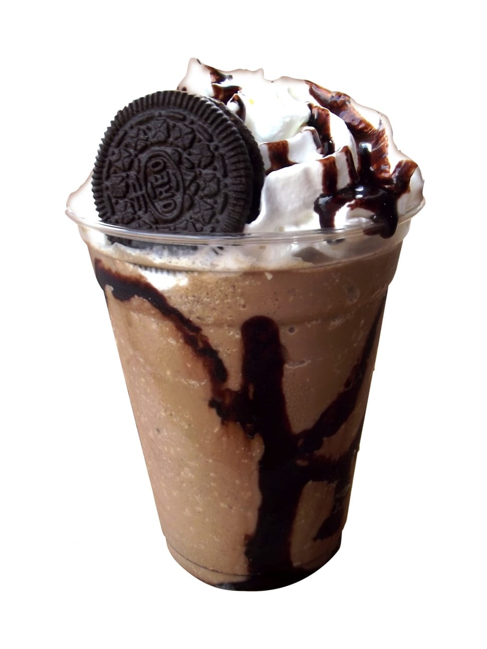 chocolate sundae float with oreo cookie preview