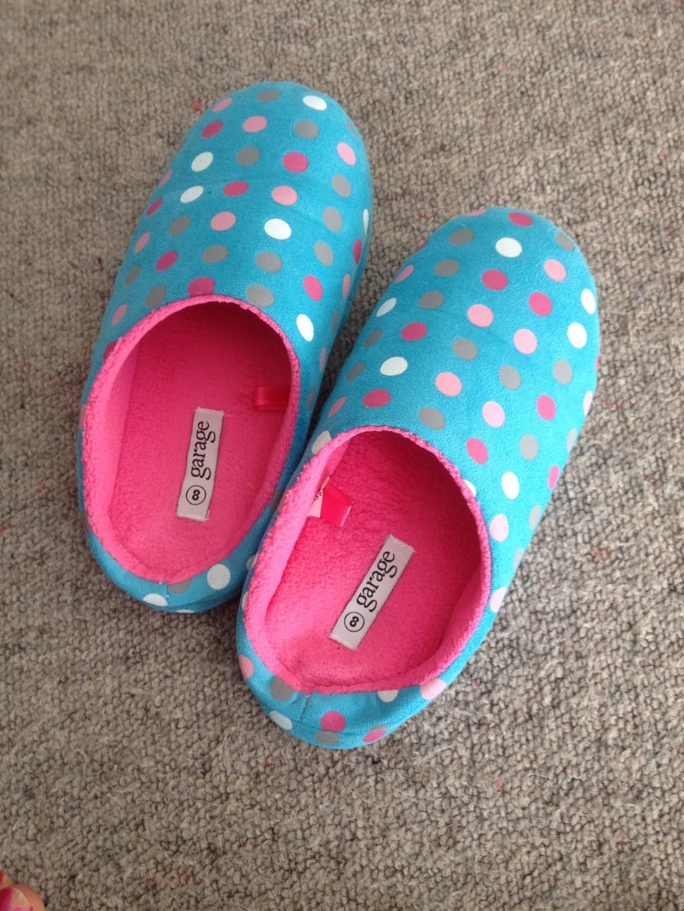 pair of blue garage clogs preview