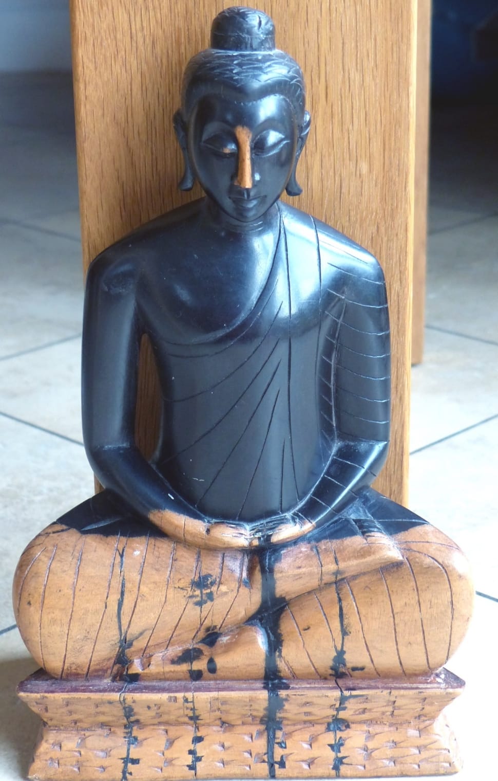 black and brown wooden buddha carving preview