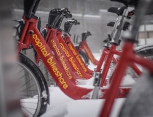 red black and yellow capital bikeshare print bicycles thumbnail