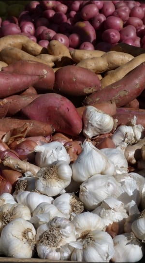 garlic onion sweet potato and potato thumbnail