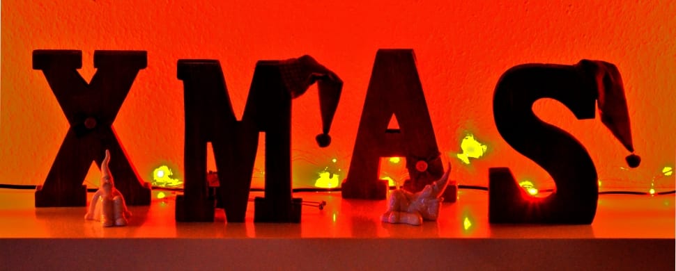 xmas freestanding letter preview