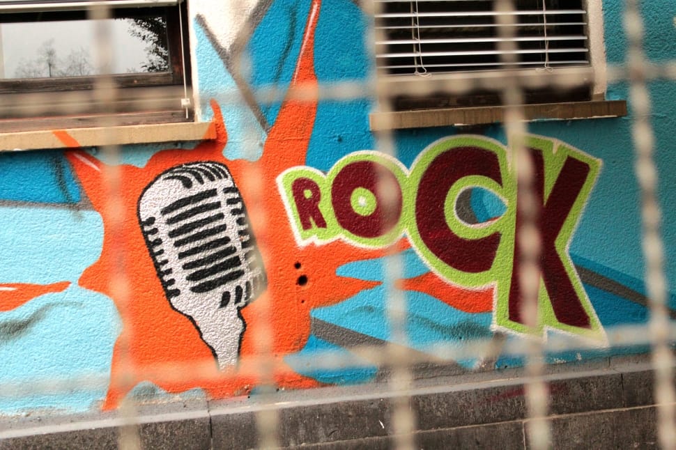 Rock wall graffiti preview