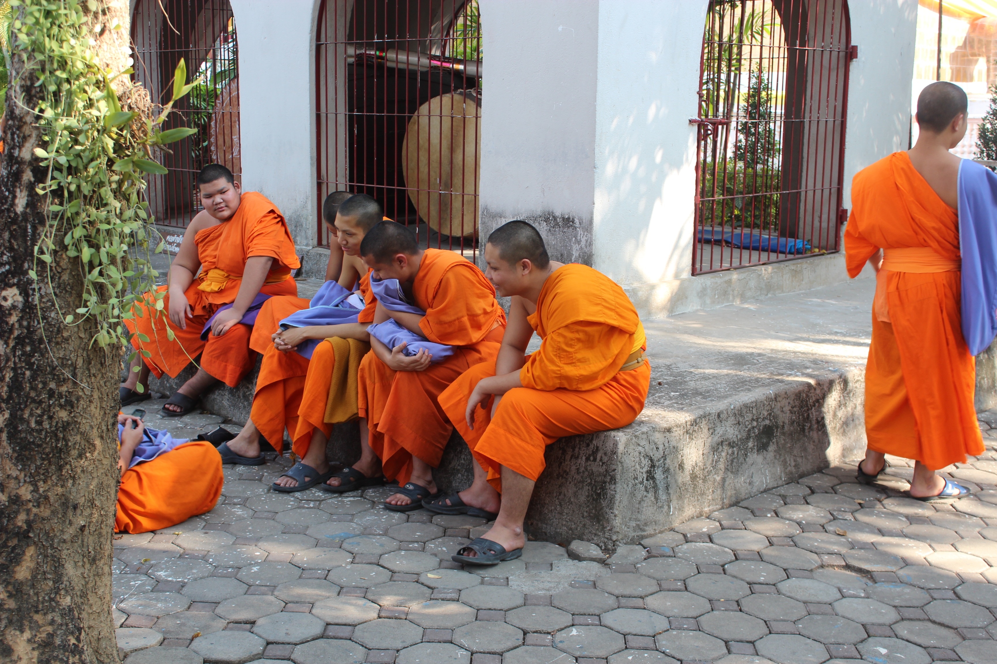 group of monks