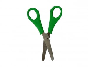 green handled scissors thumbnail