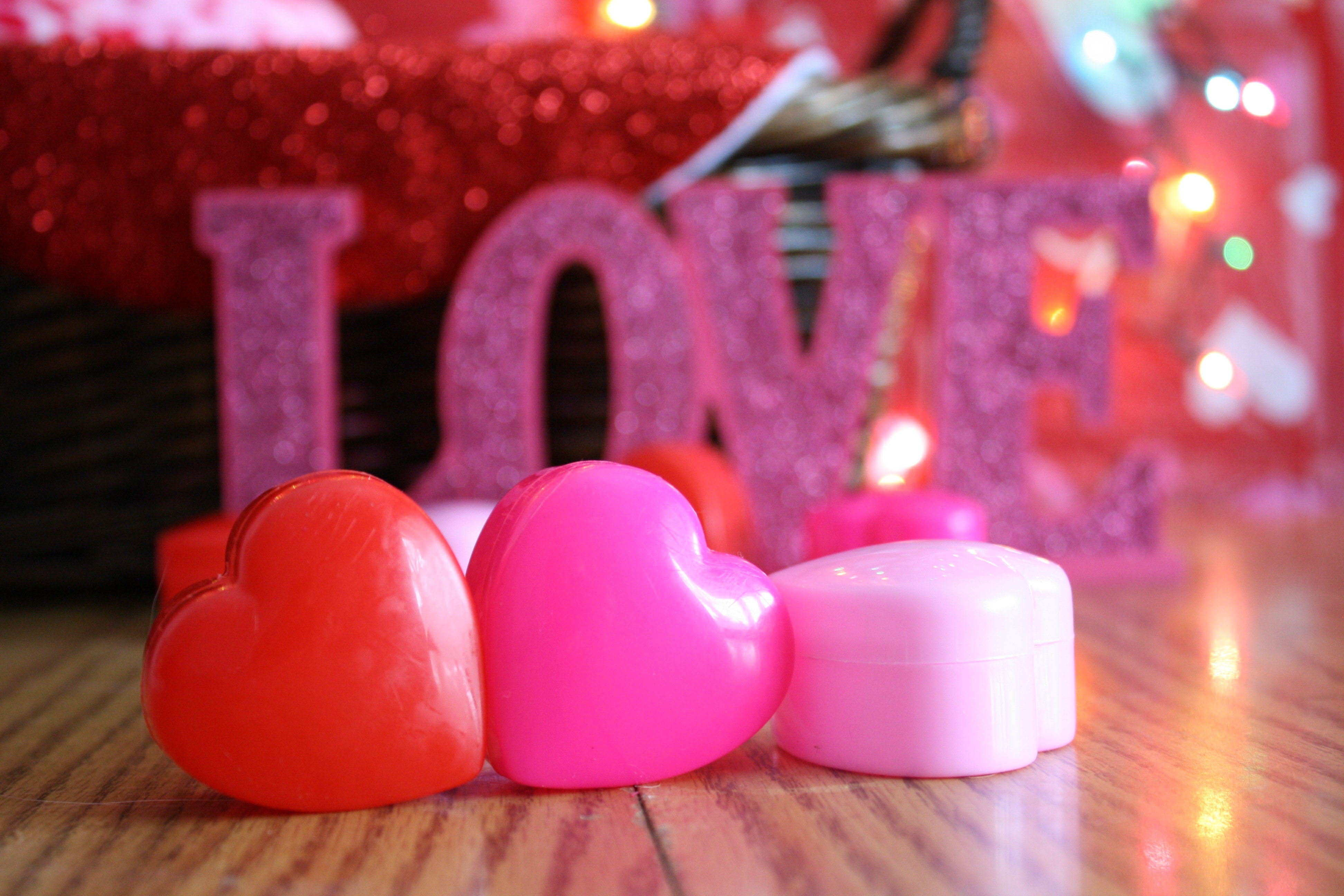 pink heart shape souvenir