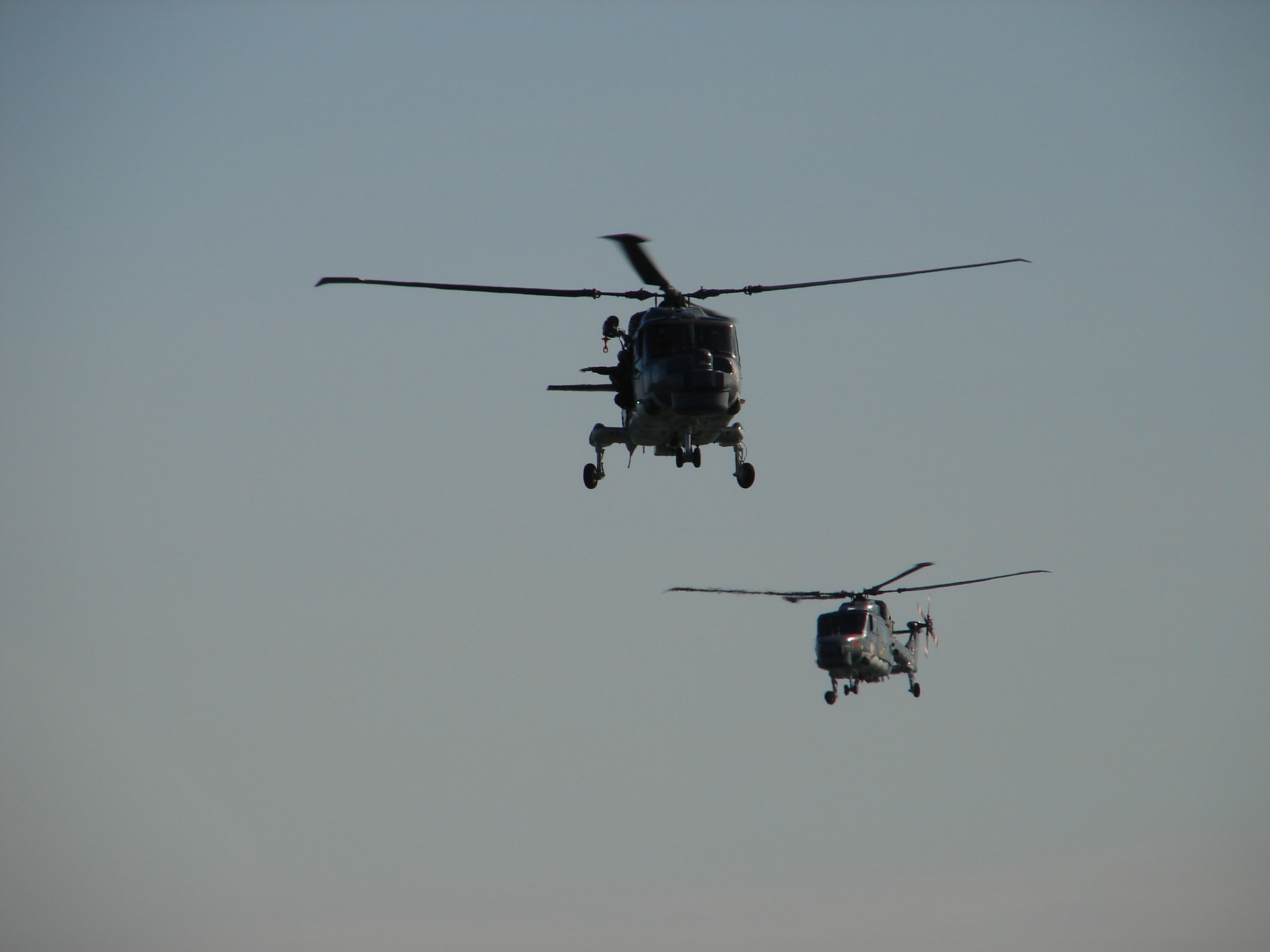 2 black helicopters