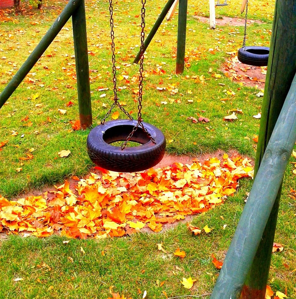 black tire swing preview