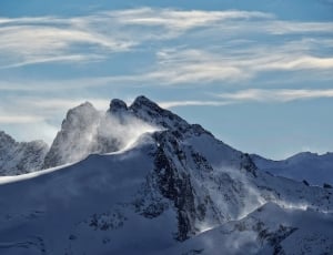 smokey mountain under blue cloudy sky during daytime thumbnail