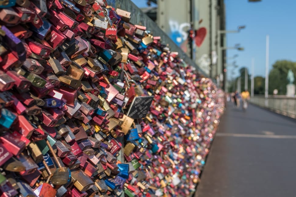 love padlock bridge in paris preview